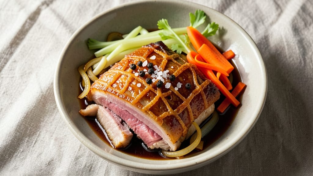 Bosom Pork Recipe: Silky Shreds With Celery Crown Crunch