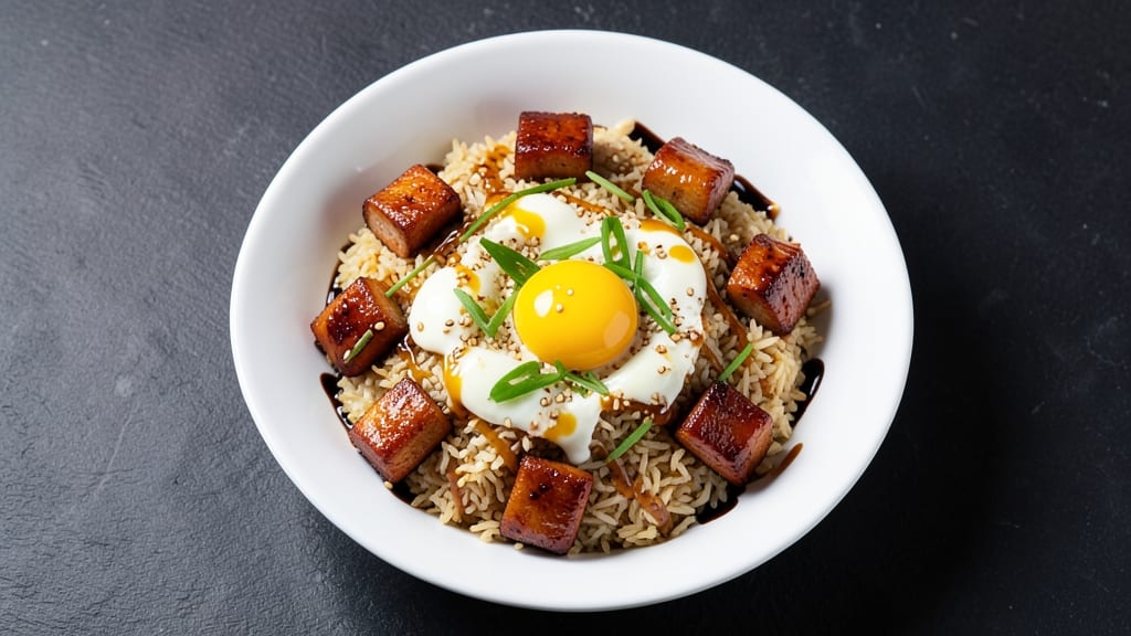 Char Siu Pork Fried Rice Recipe: Smoky Sweet Pork Bites in Savory Egg Fried Rice