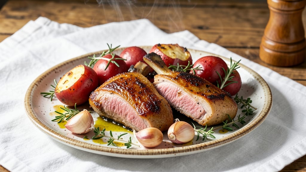 Baked Pork Chops and Red Potatoes Recipe: One-Pan Crispy Skin and Fluffy Spuds