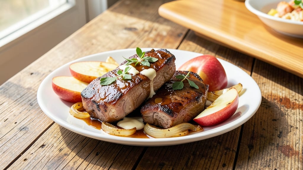 Caramel Apple Pork Chops Recipe: Sweet-Tart Glaze Meets Savory Sear